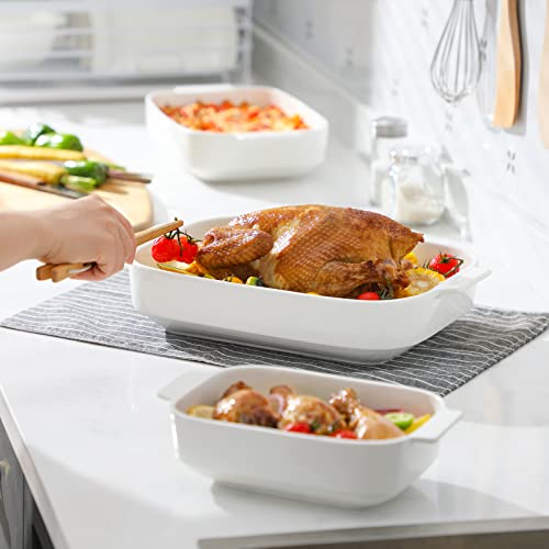 Ceramic Casserole Dishes Set of 3