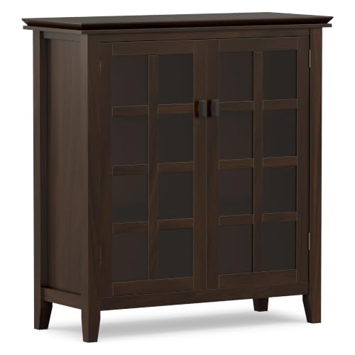 Artisan 38" Wide Solid Wood Cabinet in Brunette Brown (Tobacco Brown / 16.1"D x 38"W x 40.6"H)