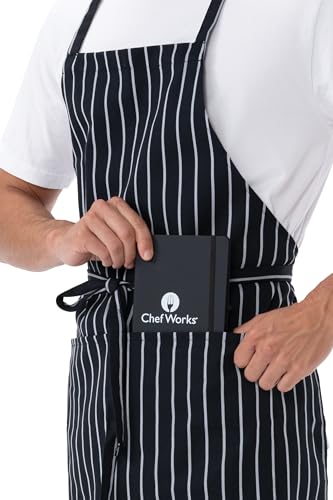 Unisex Chef Apron (Chalk Stripe, 2 Pack)