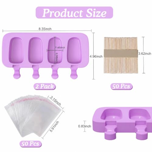 Popsicles Molds (Blue and Purple)