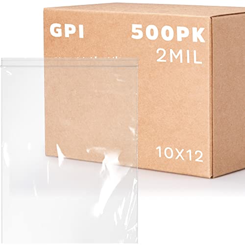 10" x 12" 1 Gallon Zip Bags (500 Count)