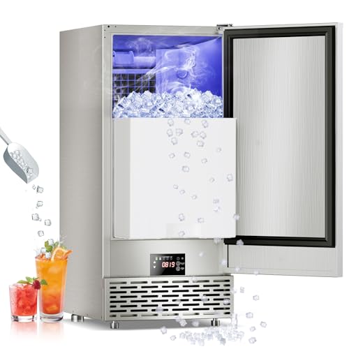 120LB Day Commercial Under Counter Ice Maker Machine with Auto