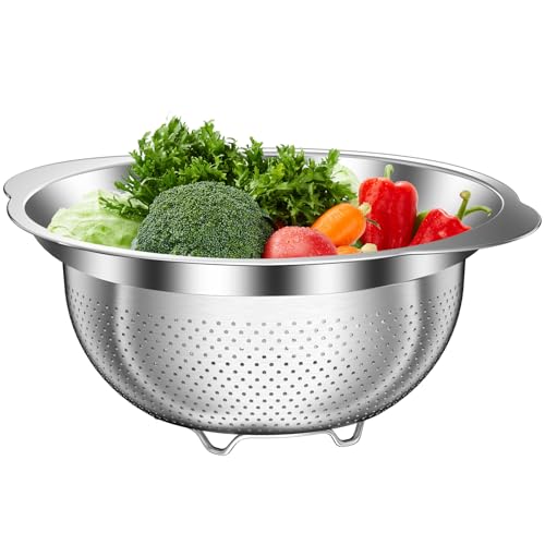 Stainless Steel Colander for Kitchen (5QT)