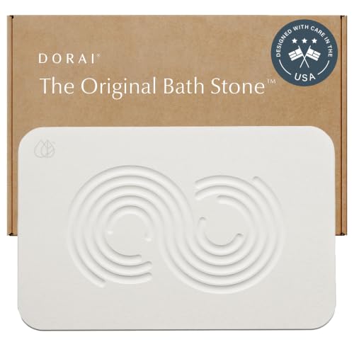 Home Stone Bath Mat (Zen Sandstone / 1 Pack)
