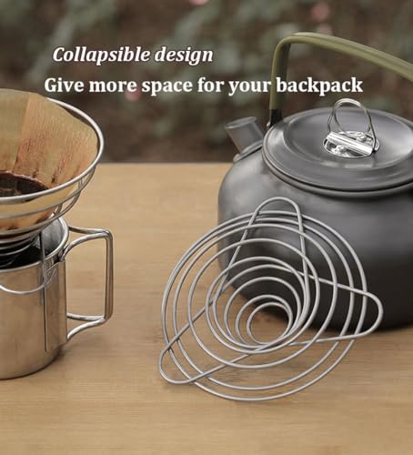 Collapsible Pour Over Coffee Dripper Stainless Steel