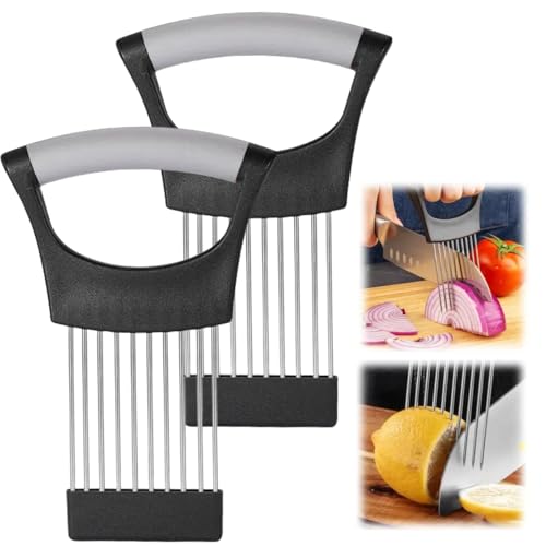 Stainless Steel Onion Holder (Gray / 2 Pack)