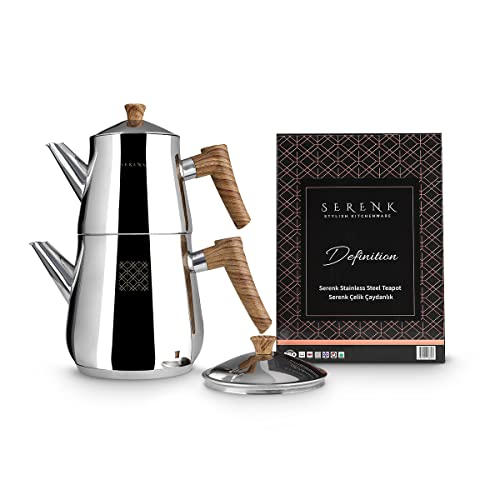 Definition Stainless Steel Teapot Set (Brown)
