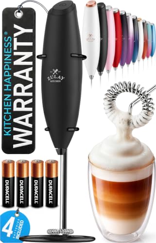 Powerful Milk Frother Wand With Duracell Batteries