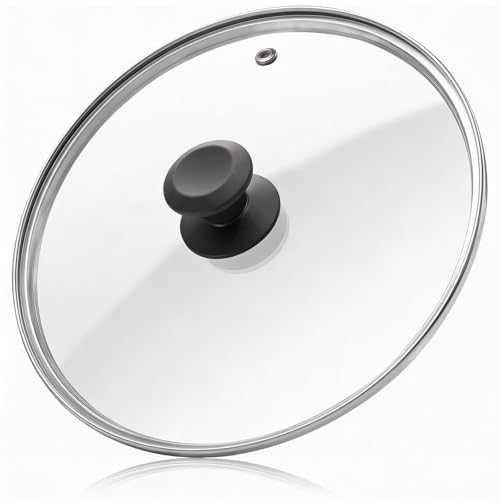 11 INCH Frying Pan Lid (11 in / Black / Round)