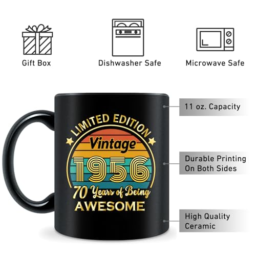 70th Birthday Gifts for Women Men (70-1956)