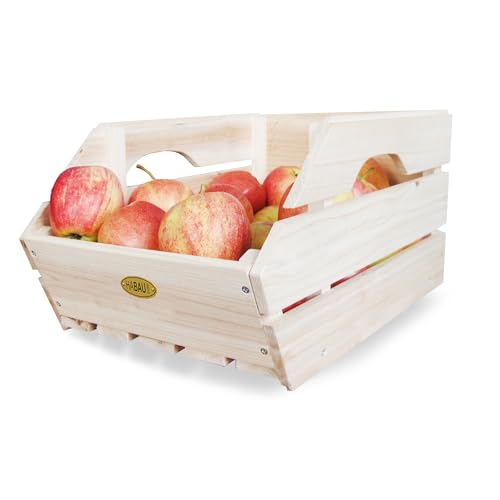 Wood Potato Onion Storage Bins (Clear)