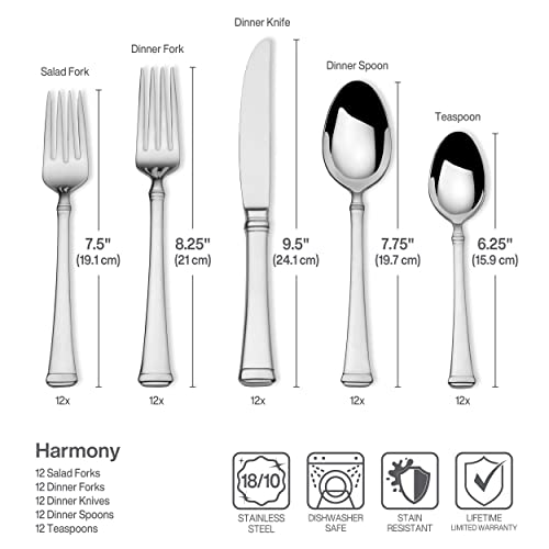 Harmony Silverware Set for 12 (65 Piece Set / Harmony)