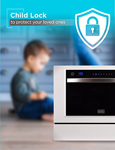 Countertop Dishwasher (White/Black)