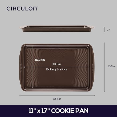 Nonstick Bakeware (11" x 17" / Chocolate)