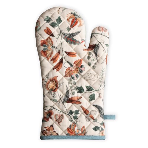 Maison d'Hermine Oven Gloves 100% Cotton Oven Mitt (060 - Dalida / 7.5" x 13" (Oven Mitt))