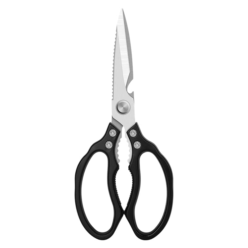 Heavy Duty Sharp Kitchen Scissors (Black)