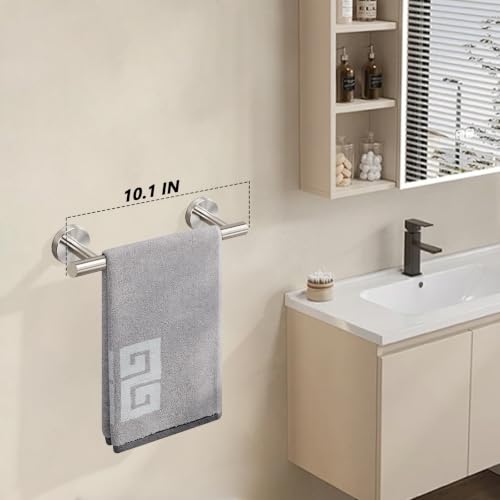 Bath Towel Bar (Brushed Nickel / 10 Inch)