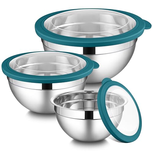 Stainless Steel Metal Mixing Bowls (6 Count)