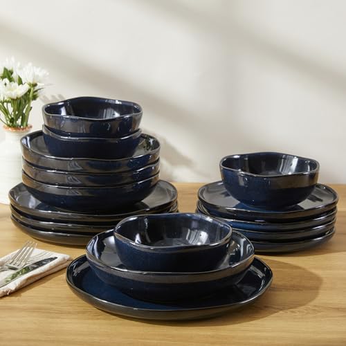 Plates and Bowls Sets (Starry Blue / Set (16pcs))