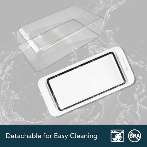 Large Airtight Butter Dish with Lid for Countertop and Fridge