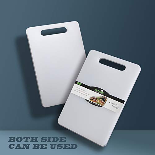 Plastic Utility Cutting Board with Handles (Yellow)