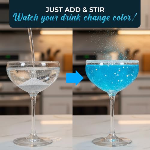 Boy Gender Reveal Decorations Edible Glitter for Drinks