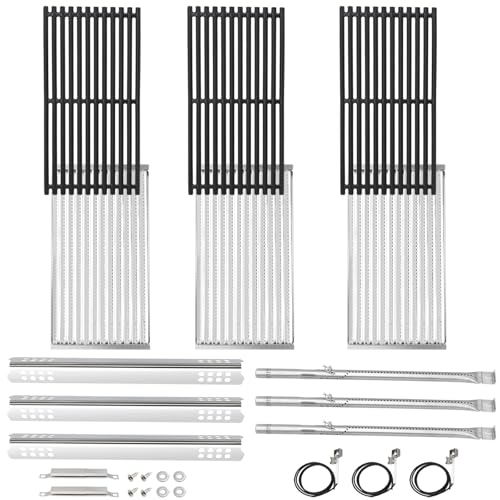 Grill Replacement Parts for Charbroil 463242716 463257520 463242715 463276016 (3-Burner Complete Accessory Set)