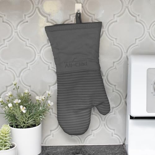 Silicone Oven Mitts (Pewter / 2 Pack)