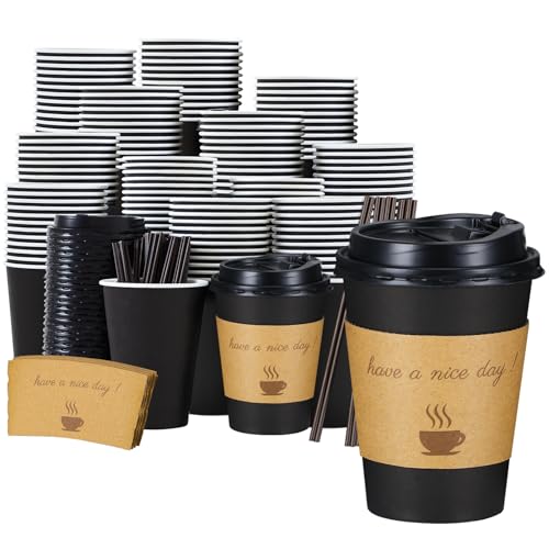 100 Pack 12 oz Coffee Cups (12OZ-100P)