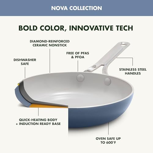Nova 10” Frying Pan Skillet and 4.37QT Sauté Pan with Lid
