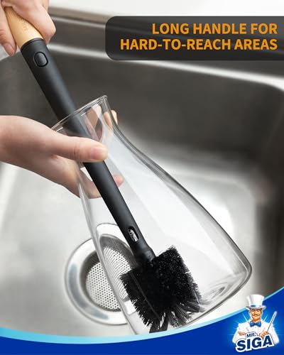Water Bottle Brush and Straw Cleaner Brush with Long Handle