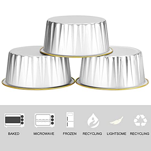 Cupcake Liners with Lids (Silver&Gold / 30pcs)