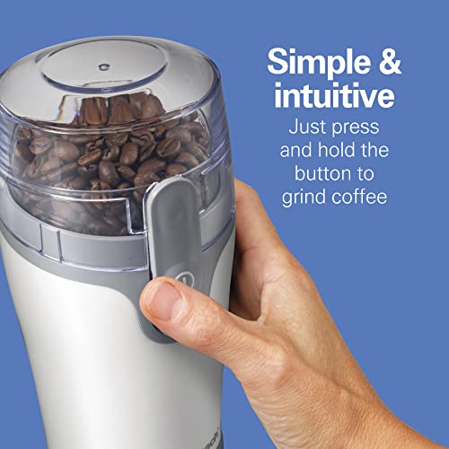 Fresh Grind Electric Coffee Grinder For Up To 12 Cups (White / Makes up to 12 Cups)