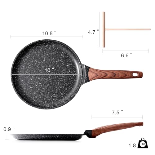 Crepe Pan Nonstick (Black / 10Inch)