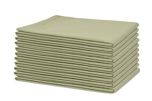 Organic Cotton Sage Flour Sack Kitchen Towels (Sage)