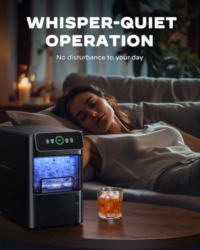 Portable Countertop Ice Maker (Black / 20 lbs)