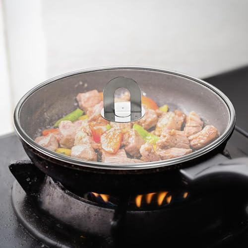 Splatter Screen for Cooking (Silver)