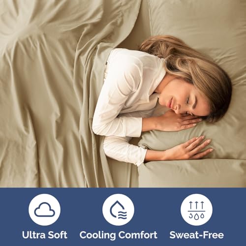 Queen Size 4 Piece Sheet Set (13 - Beige / Queen)