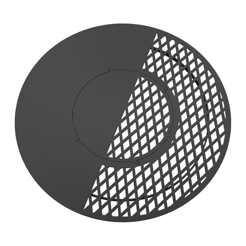 BBQ Griddle and Grate Combo Kit for Weber 26 inch Kettle Charcoal Grills (For 26" Kettle)
