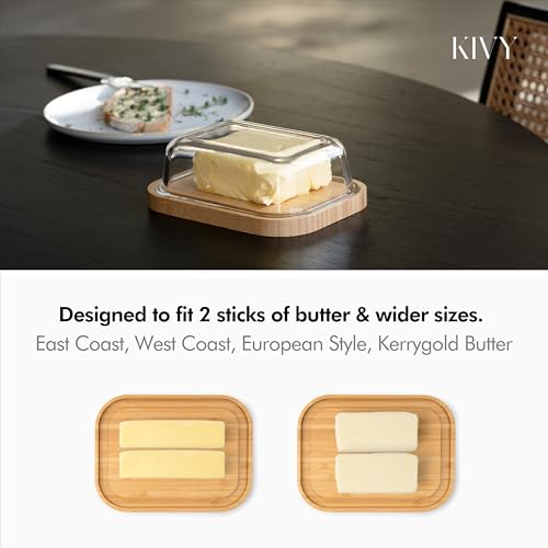 Large Butter Dish with Lid