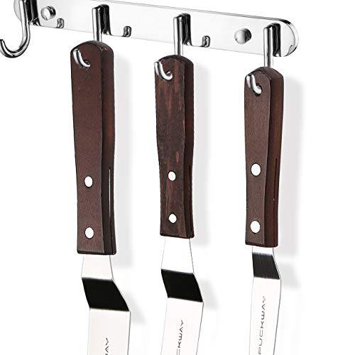 Offset Cake Icing Spatula Set of 3 Professional Stainless Steel Decorating Frosting Spatulas (3 Count)