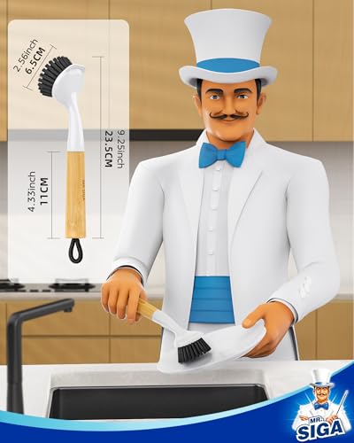 Dish Brush with Handle (2 Count)