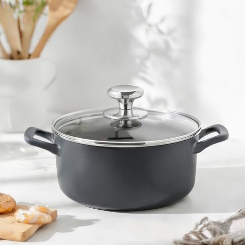13 In Glass Lid for Frying Pan (13 in / Silvery / Round)