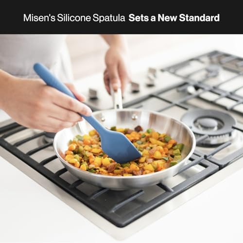 Nonstick Safe Silicone Spatula (Blue)