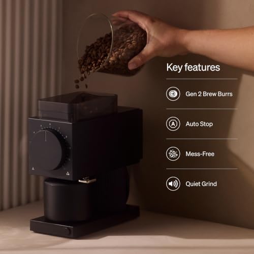 Ode Gen 2 64mm Flat Burr Coffee Grinder (Matte White)