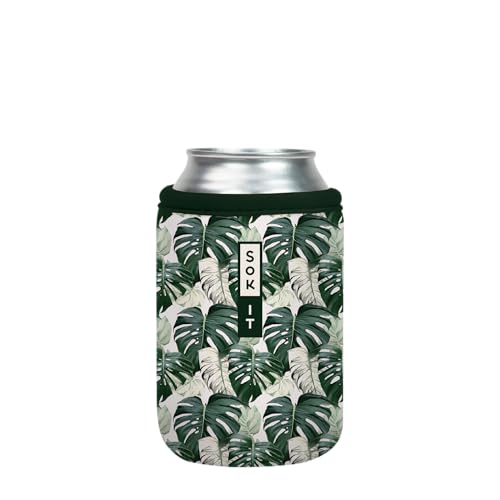 CanSok Sleeve for Beer & Soda Insulated Neoprene Cover (Island Escape / 12oz Can Sleeve)