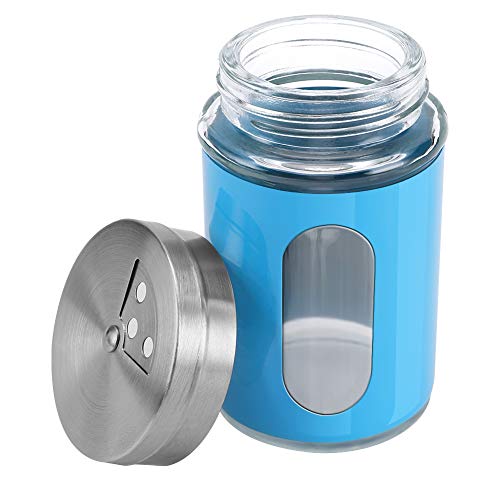 2pcs Salt and Pepper Shakers (Blue)