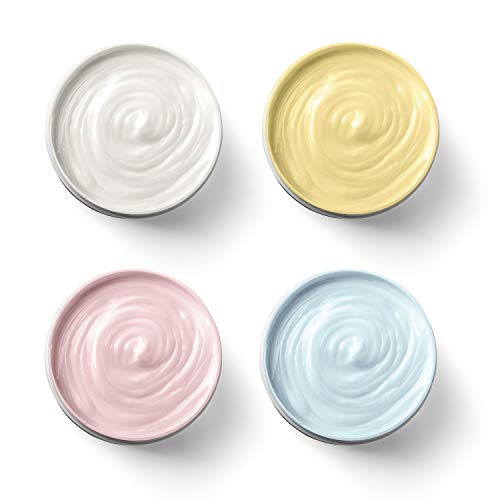 6 Pack 3 oz Plastic Jars Containers with Lids Wide (6 Count)