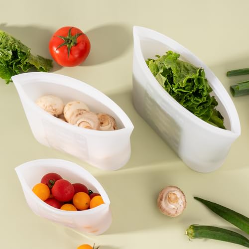 Reusable Storage Bag (Translucent | M+S+XS | 8 Pack)