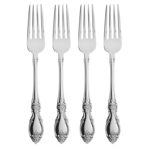 Louisiana Dinner Forks Silverware Set for 4 (Dinner Forks, Set of 4 (Service for 4))